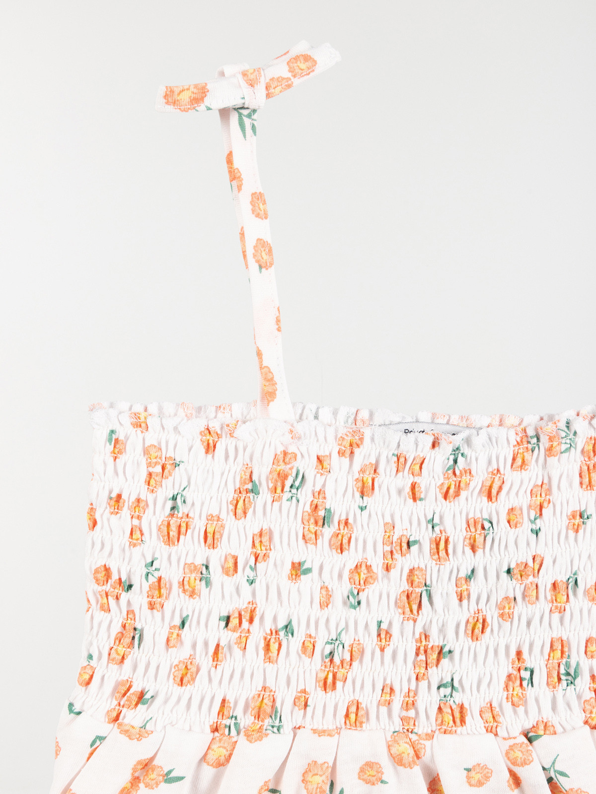 Débardeur smocké fleuri fille (10-16A)