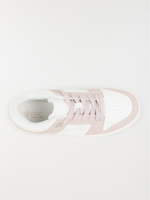Baskets lacets roses femme (36-41) Baskets lacets roses femme (36-41)