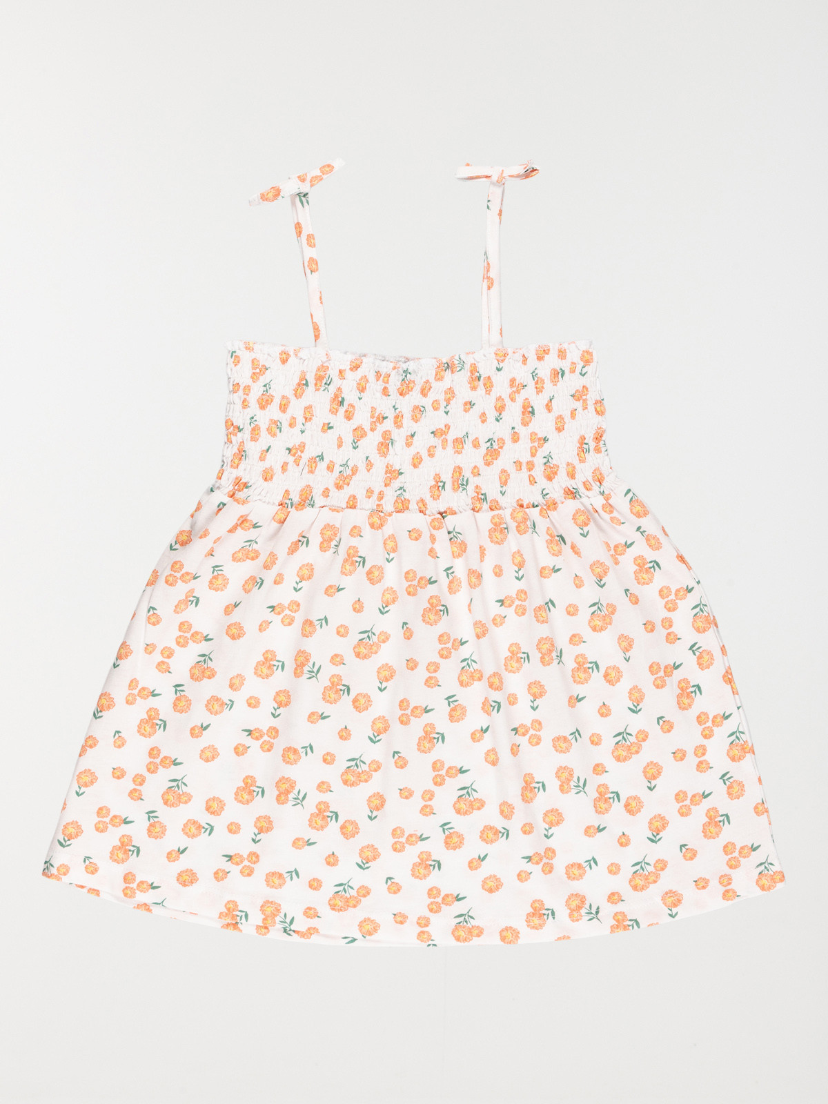 Débardeur smocké fleuri fille (10-16A)
