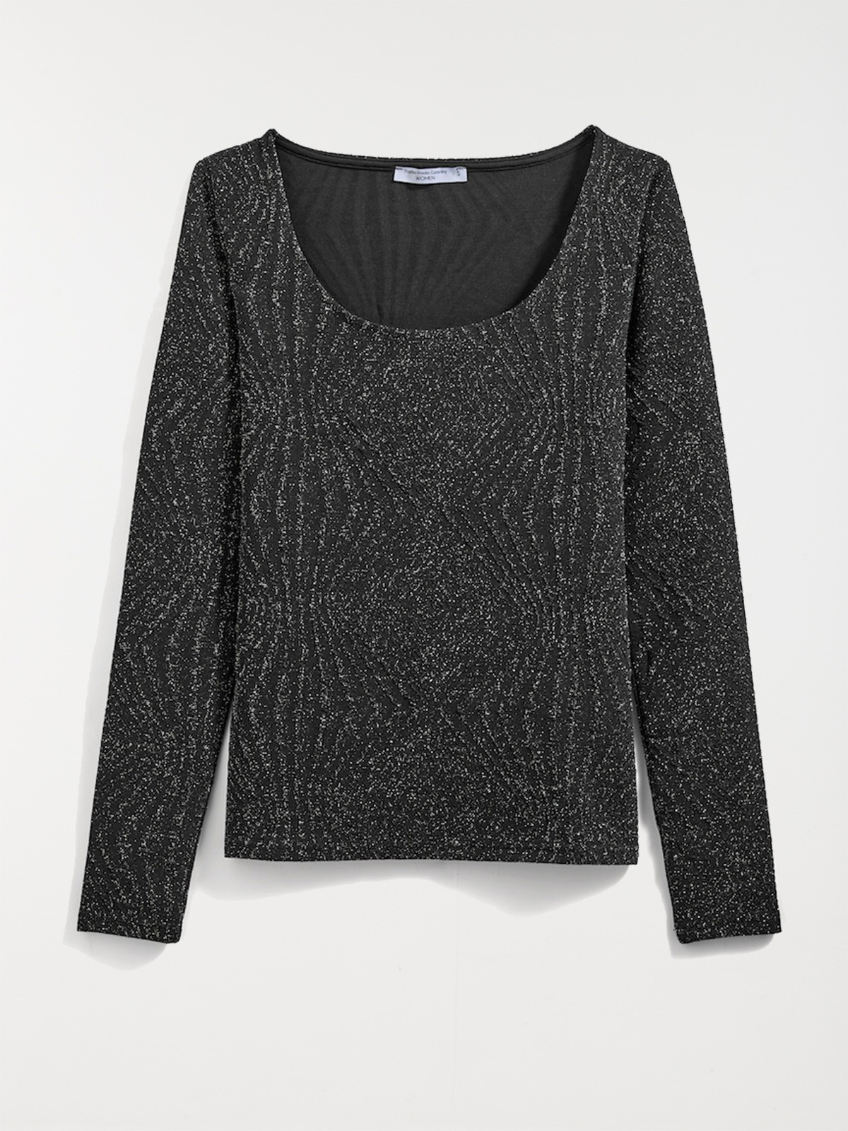 T-shirt pailleté manches longues femme T-shirt pailleté manches longues femme