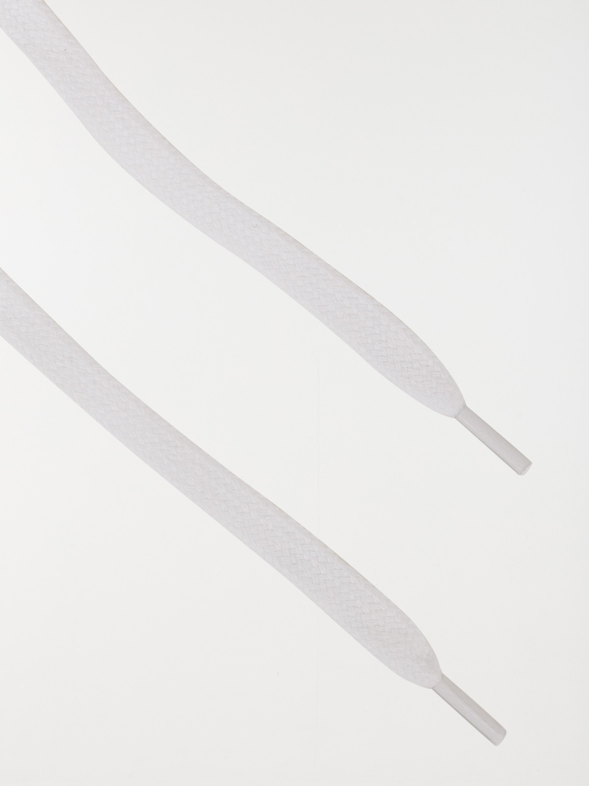 Lacets plats blancs 90 cm 6 oeillets