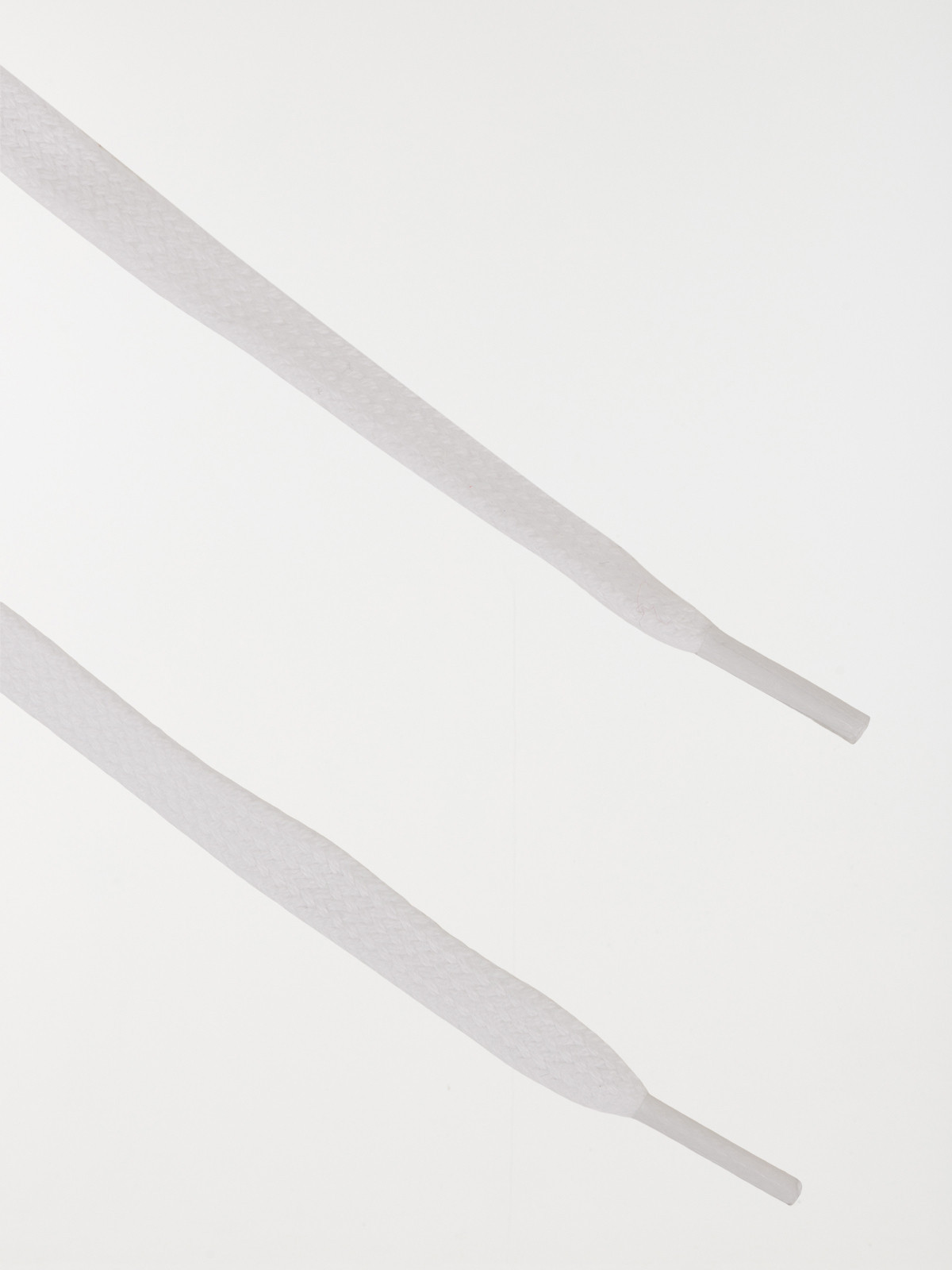 Lacets plats blancs 150 cm 8 oeillets