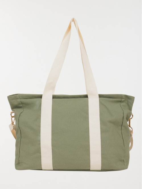 Sac cabas tissus bicolore...