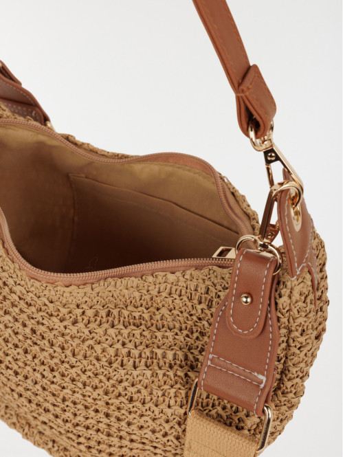 Sac à main demi-lune femme