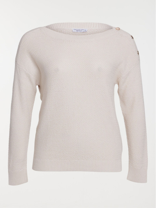 Pull col bateau femme...