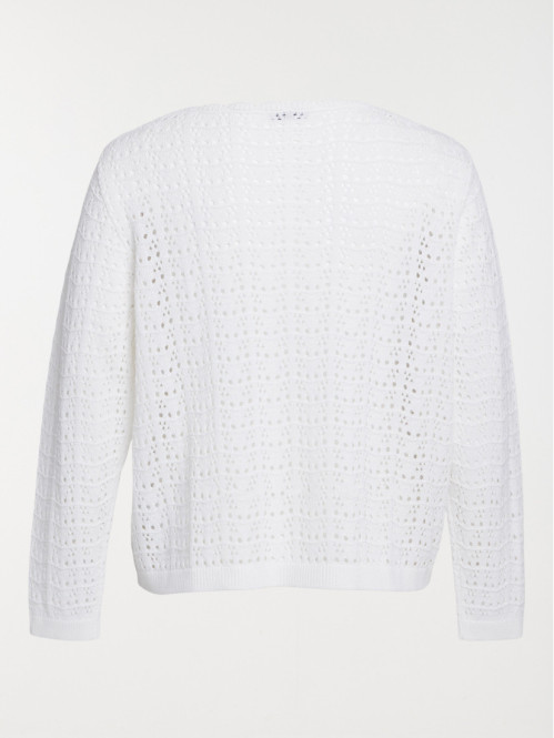 Gilet écru à nouer grande...