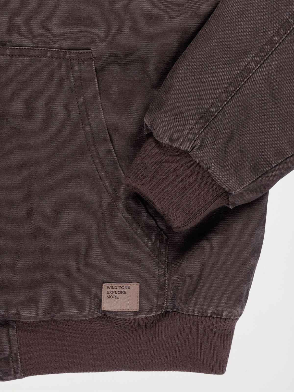 Blouson à capuche ébène garçon (XXS-M)