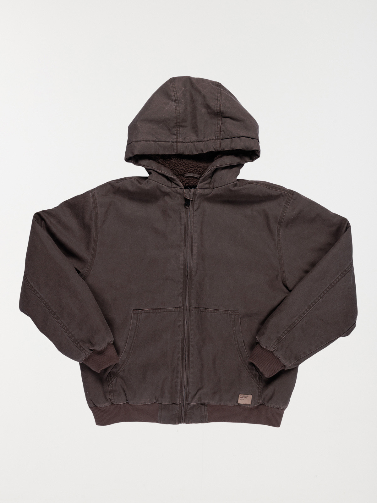 Blouson à capuche ébène garçon (XXS-M)