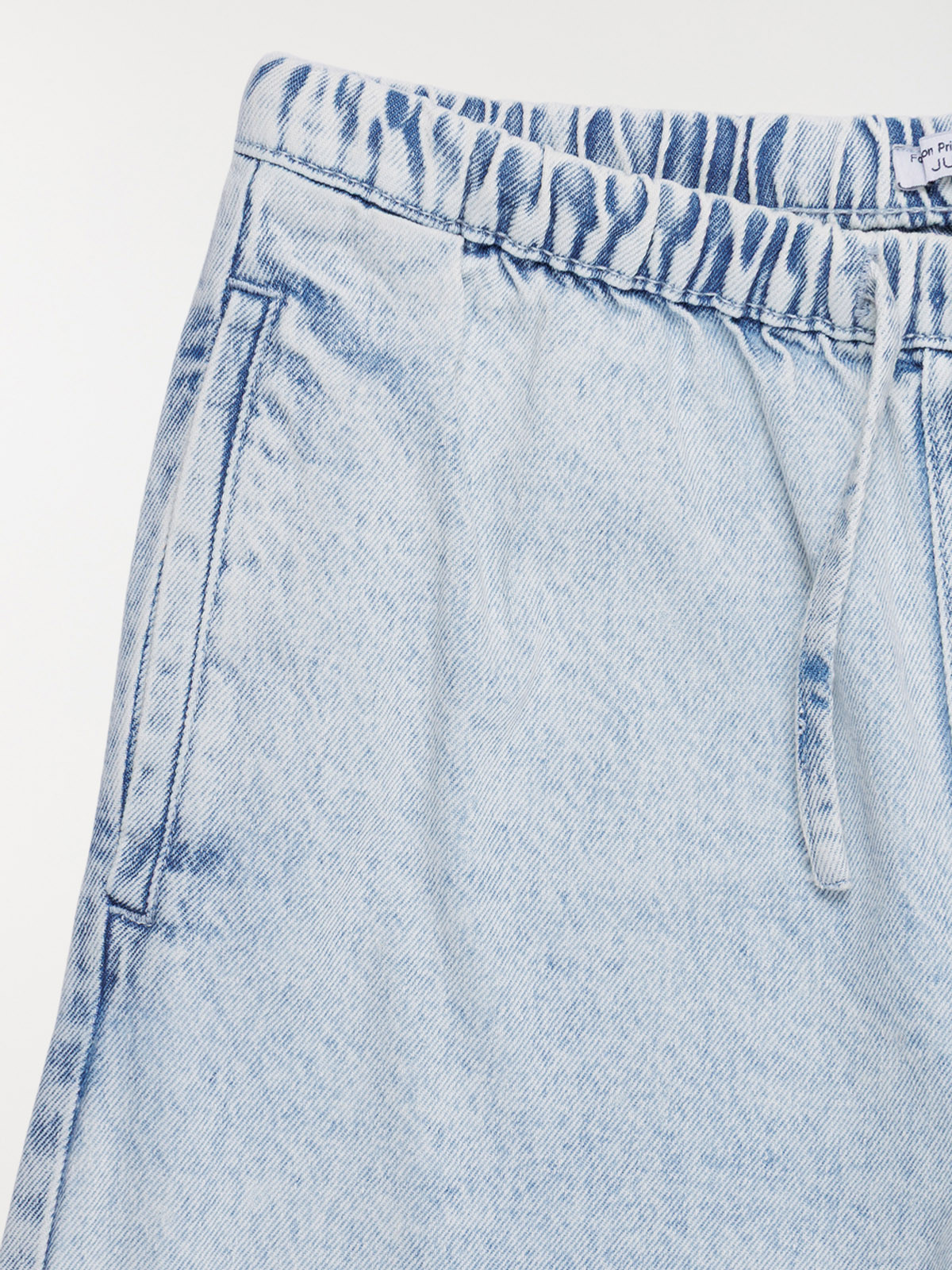 Jean fille wide leg bleach snow (XXS-M)