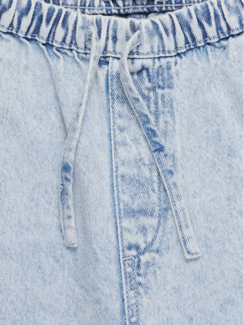 Jean fille wide leg bleach...