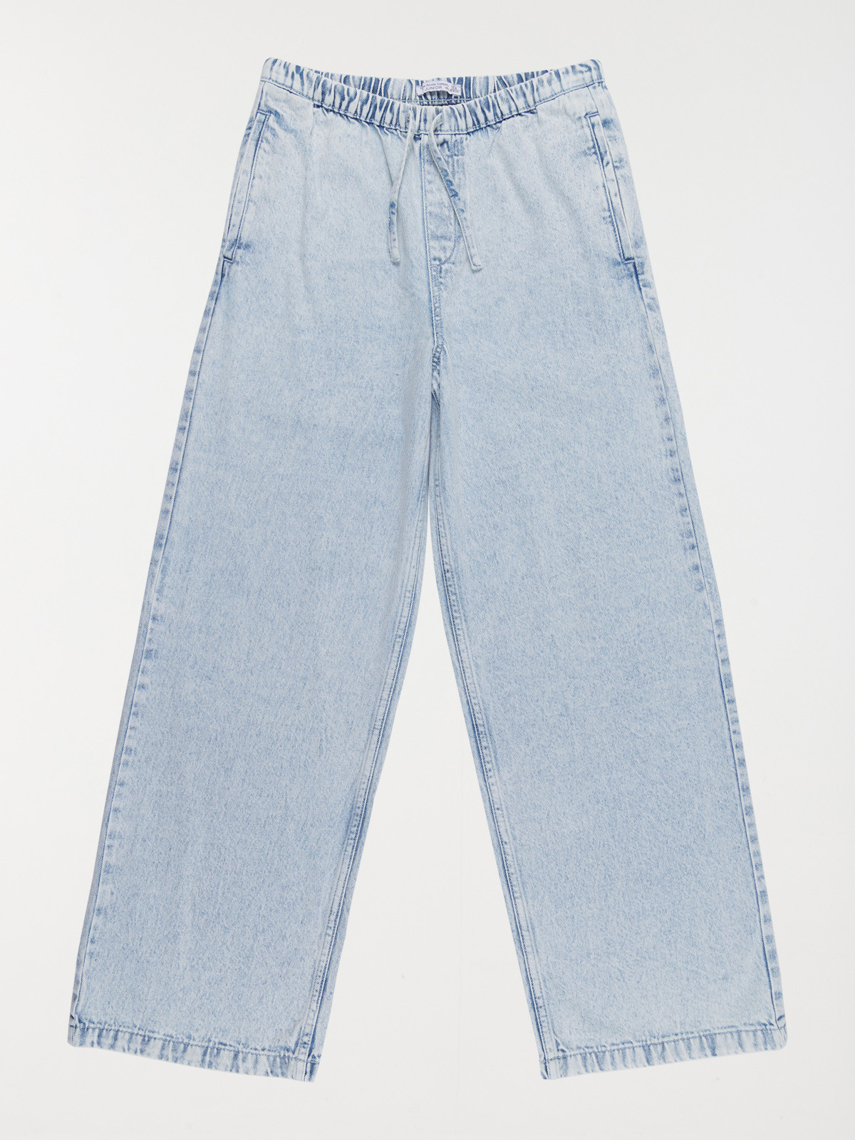 Jean fille wide leg bleach snow (XXS-M)