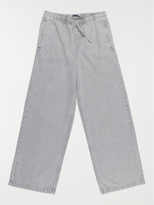 Jean fille wide leg bleach...