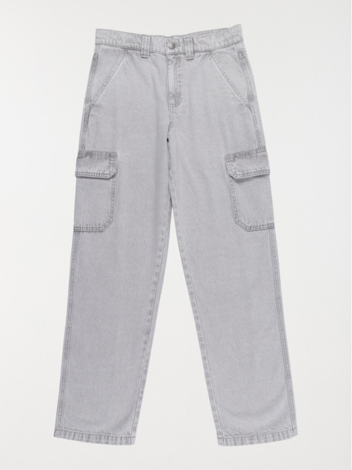 Jean cargo gris bleach...