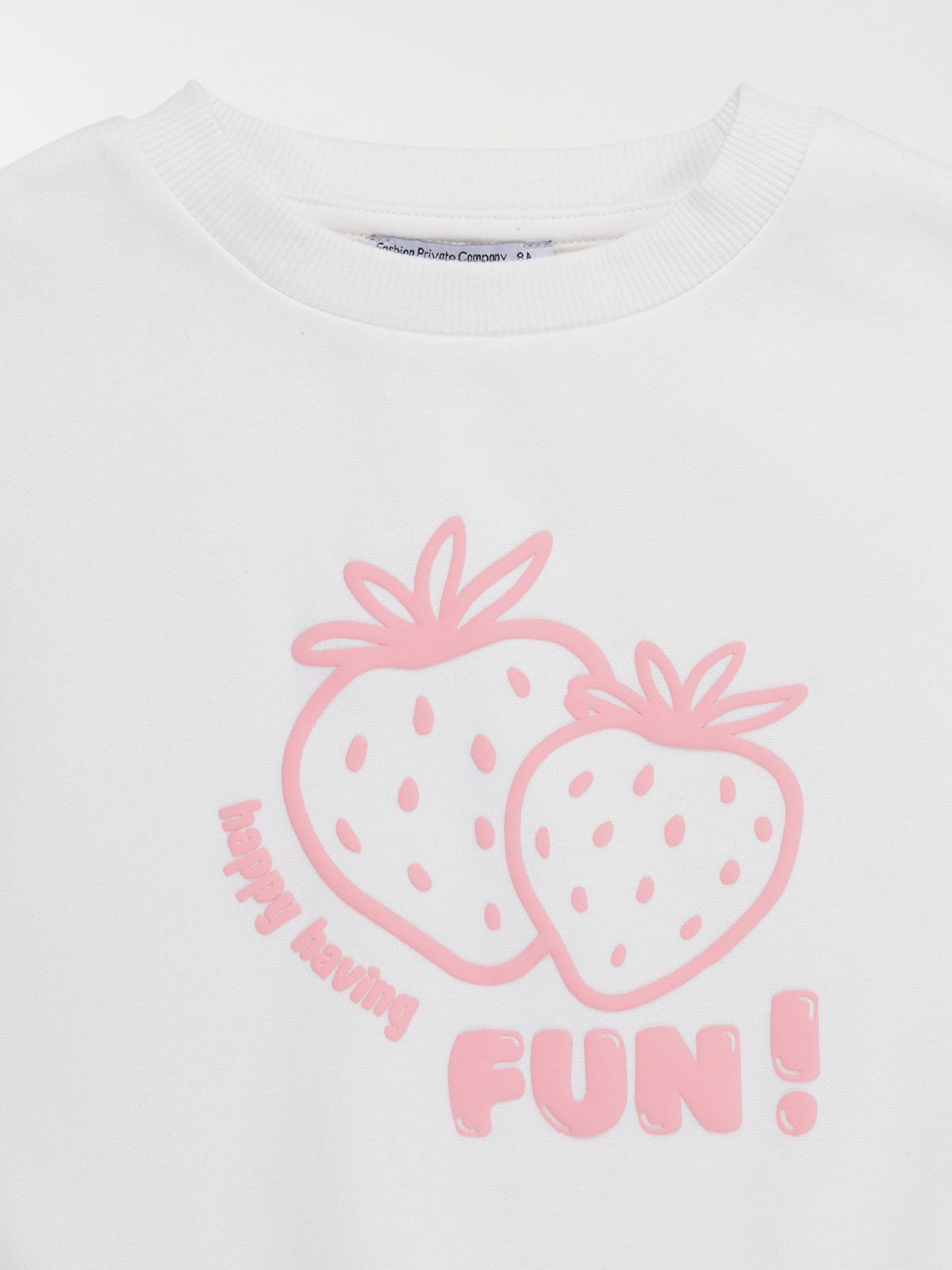 Sweat fraises fille (3-12A)