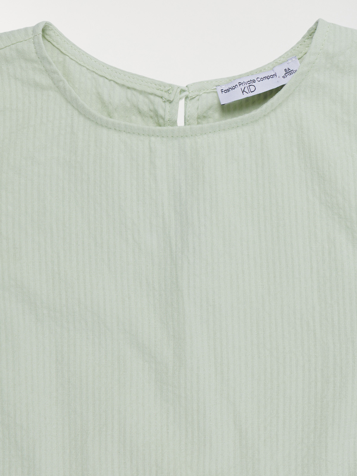 Blouse nœuds côtés fille opaline (3-12A)