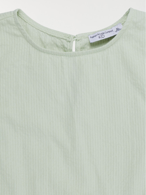 Blouse nœuds côtés fille...