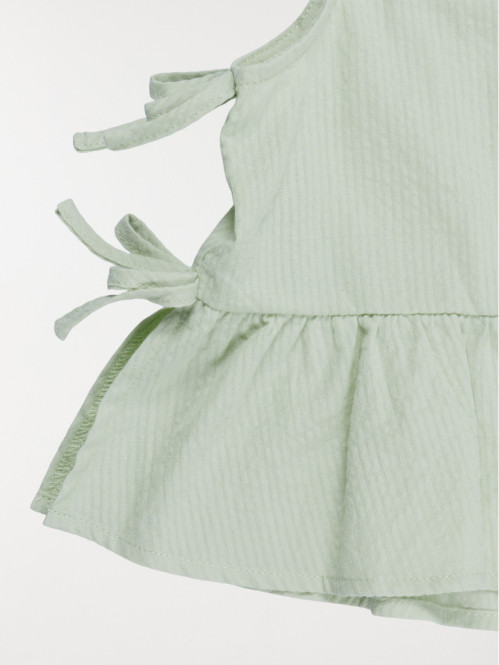 Blouse nœuds côtés fille...