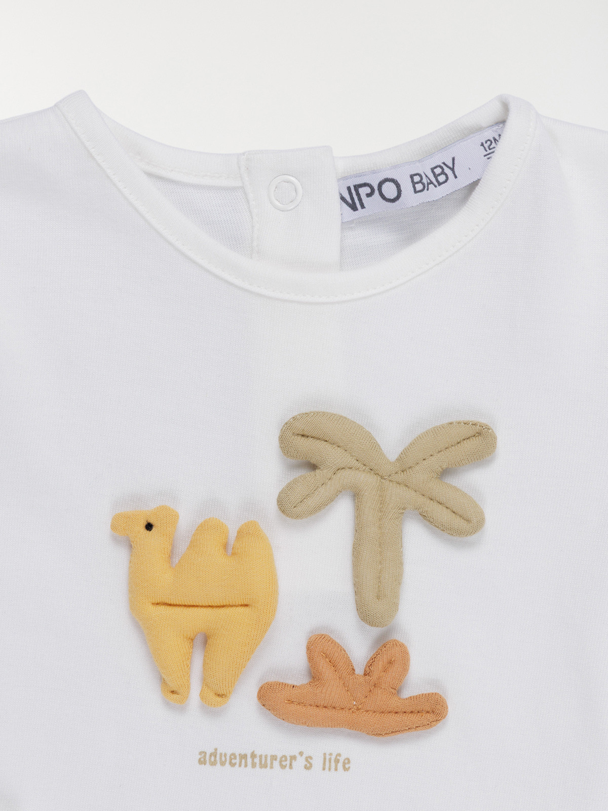 T-shirt motif chameau bébé (3-36M) T-shirt motif chameau bébé (3-36M)