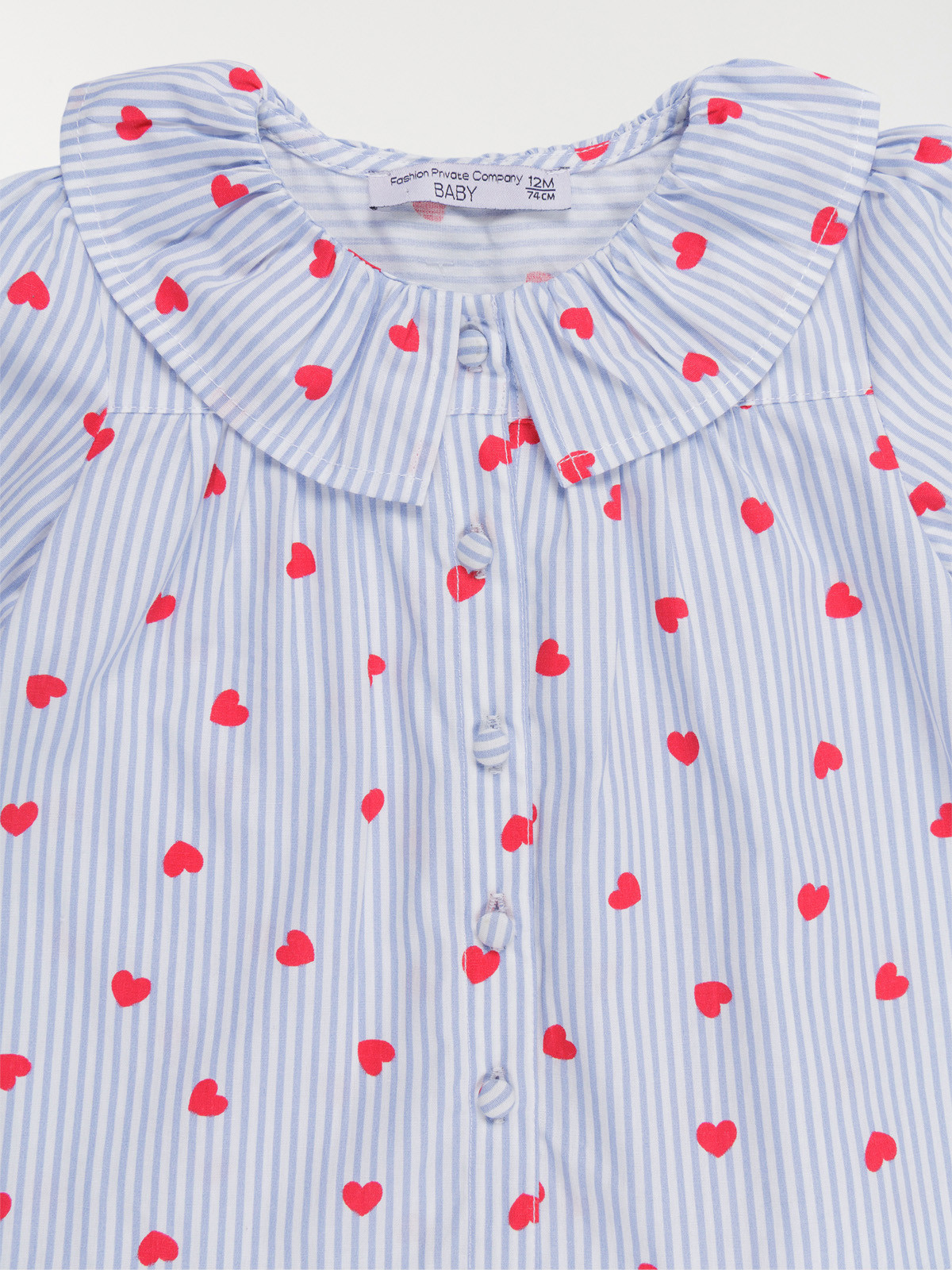 Chemise Saint-Valentin fille (3-36M)