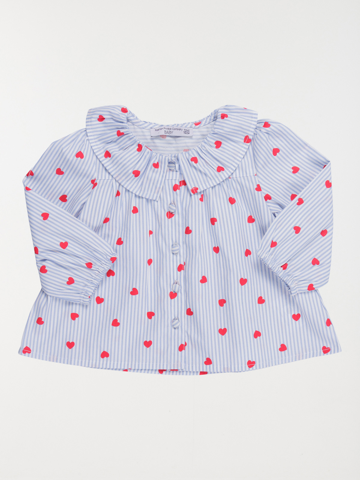 Chemise Saint-Valentin fille (3-36M)