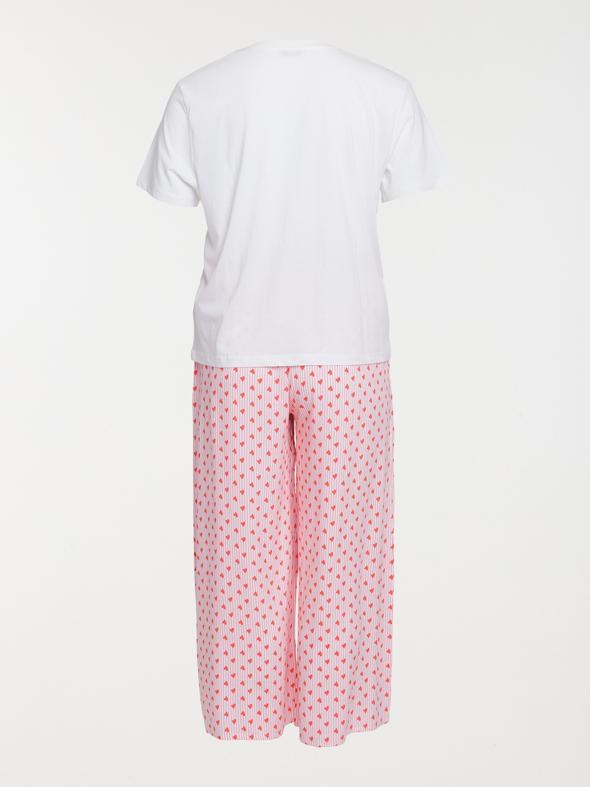 Pyjama coeurs grande taille femme