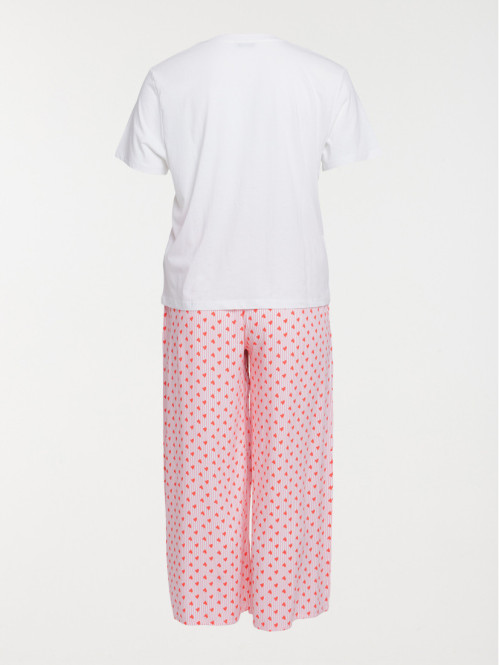 Pyjama coeurs grande taille...