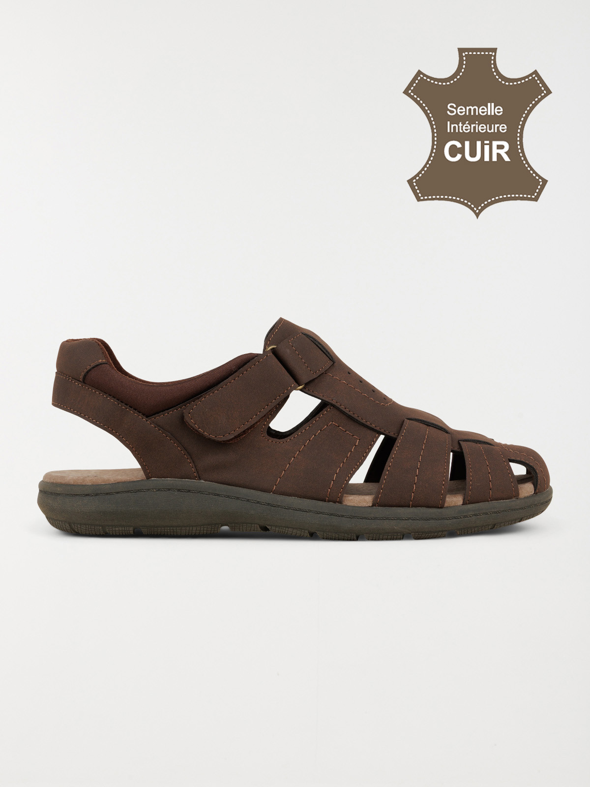 Sandales marrons homme (40-45)