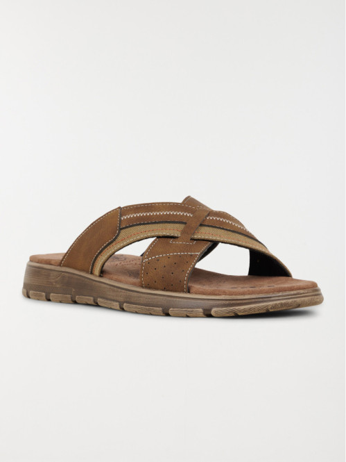 Mule homme brides croisées...