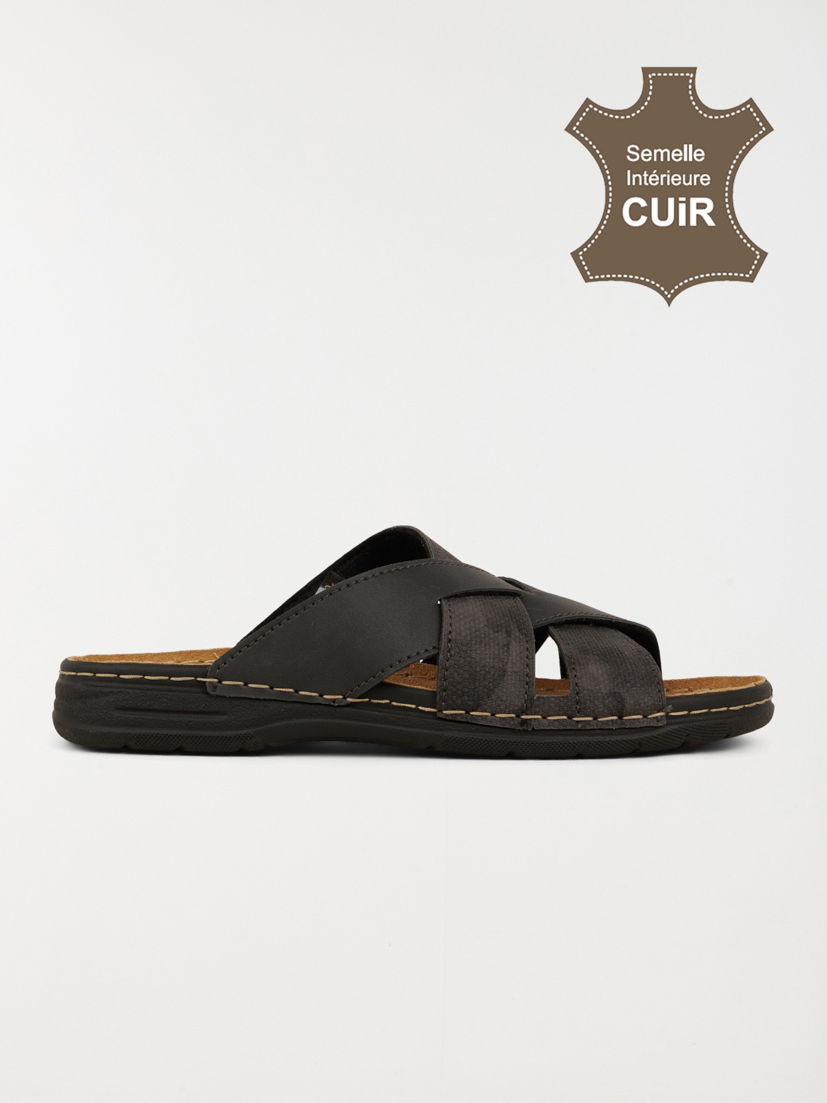 Nu-pied brides croisées homme (40-46)