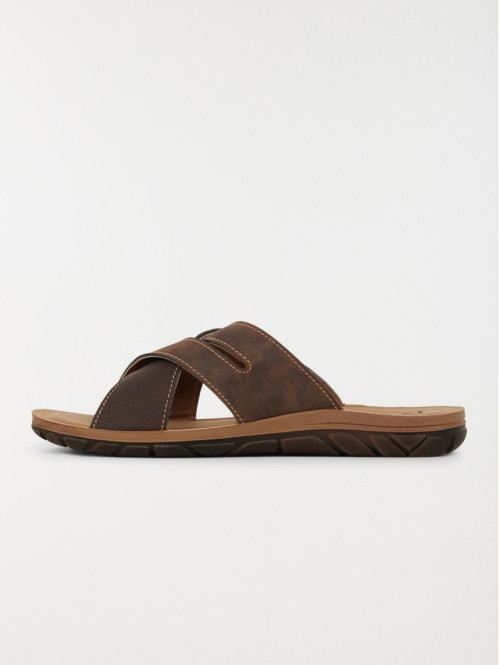 Mule brides croisées homme...