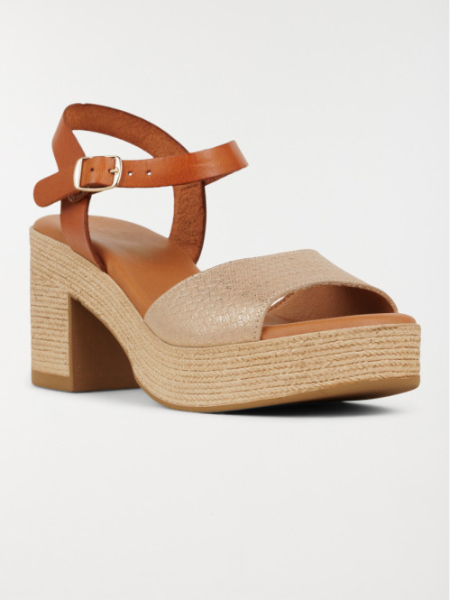 Sandales talon haut femme...