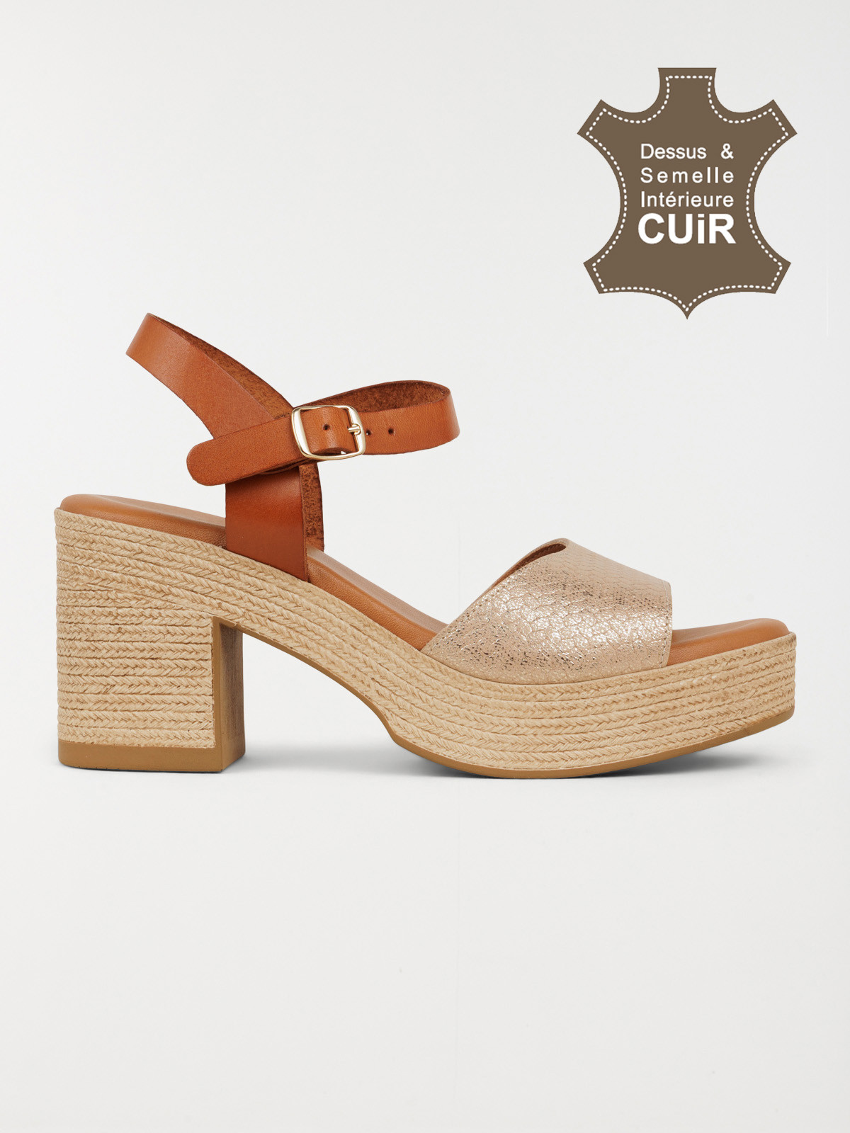 Sandales talon haut femme (36-41)