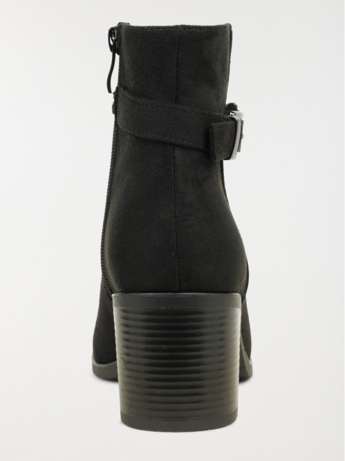 Bottines noires bride femme...