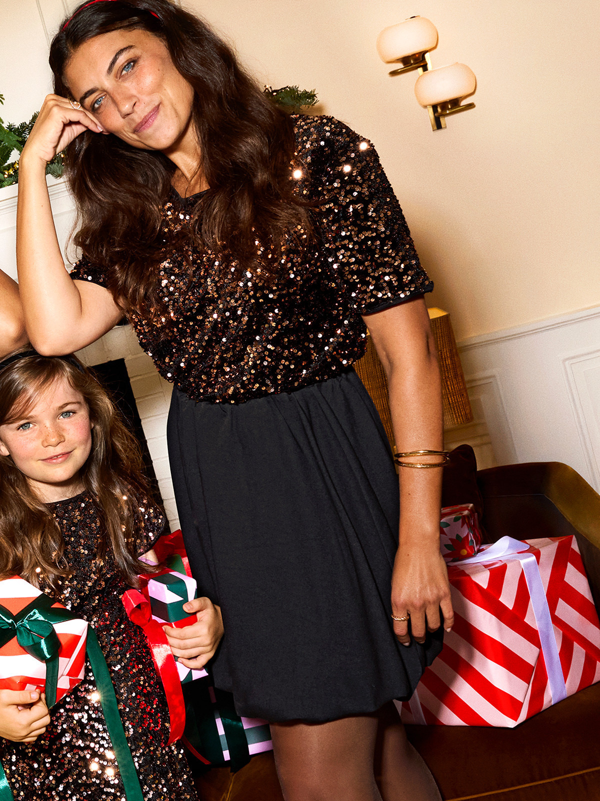 Blouse noire sequins femme Blouse noire sequins femme