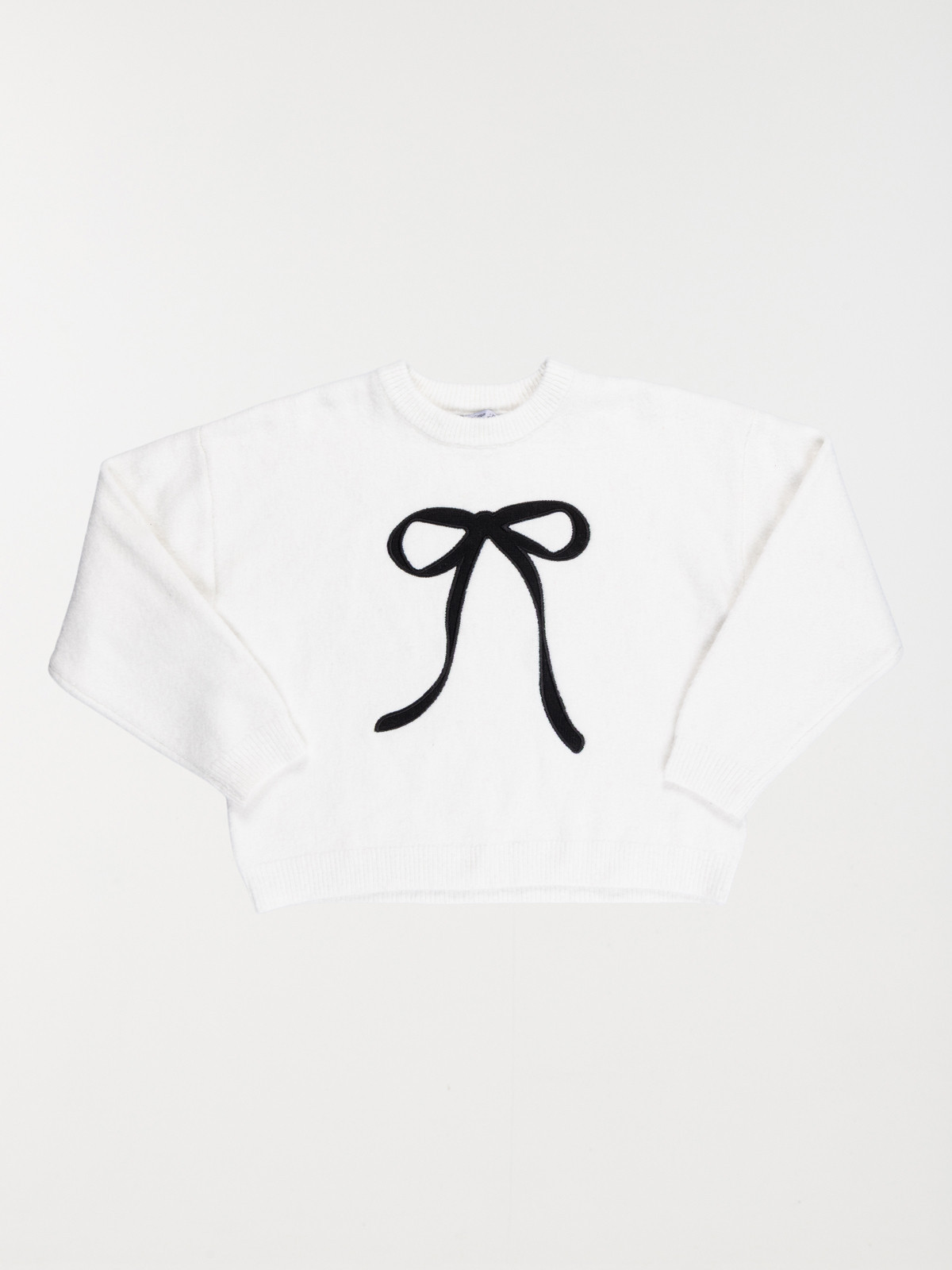 Pull écru noeud fille (XXS-M) Pull écru noeud fille (XXS-M)