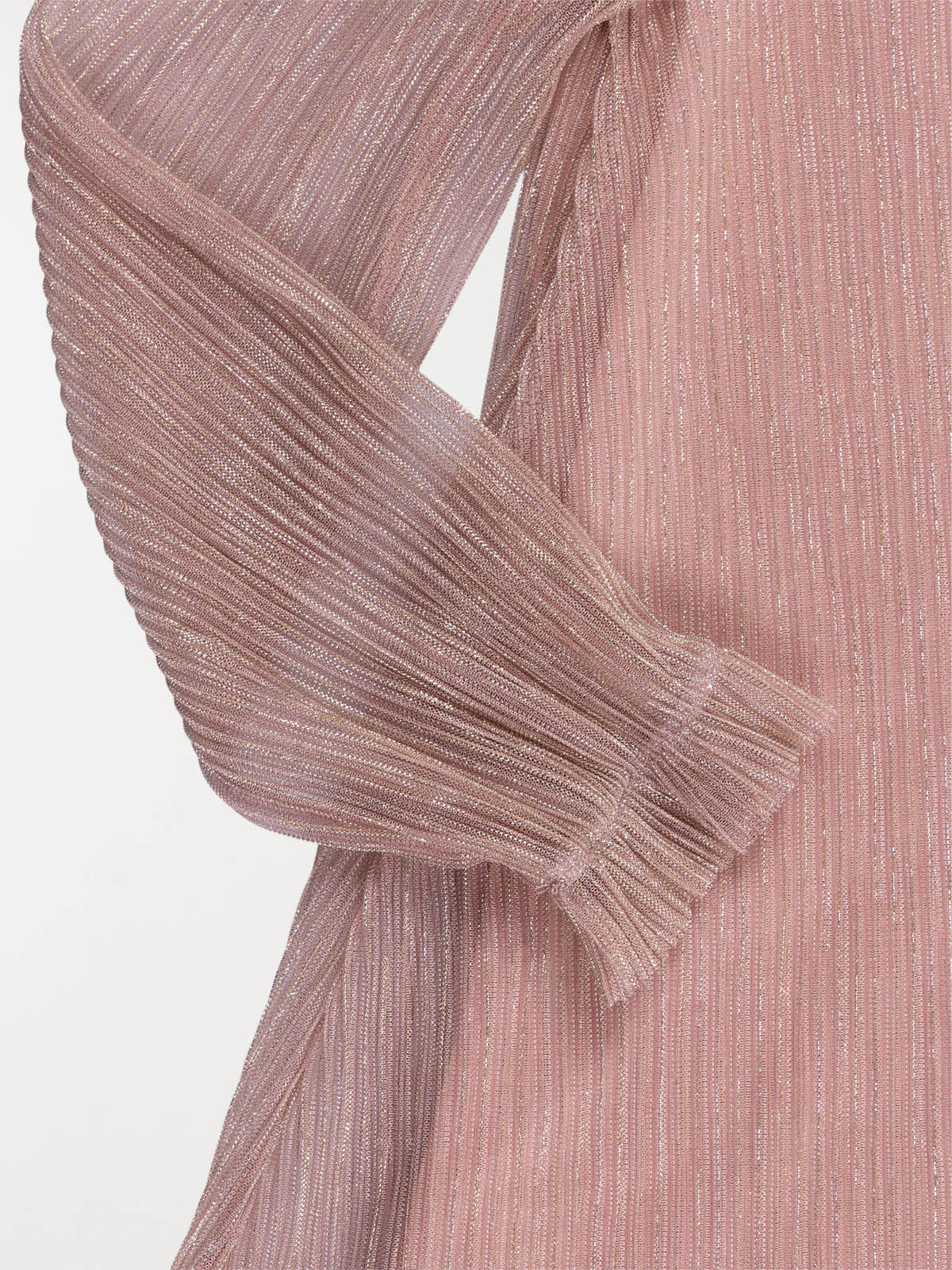 Robe plissée quartz rose fille (3-12A)