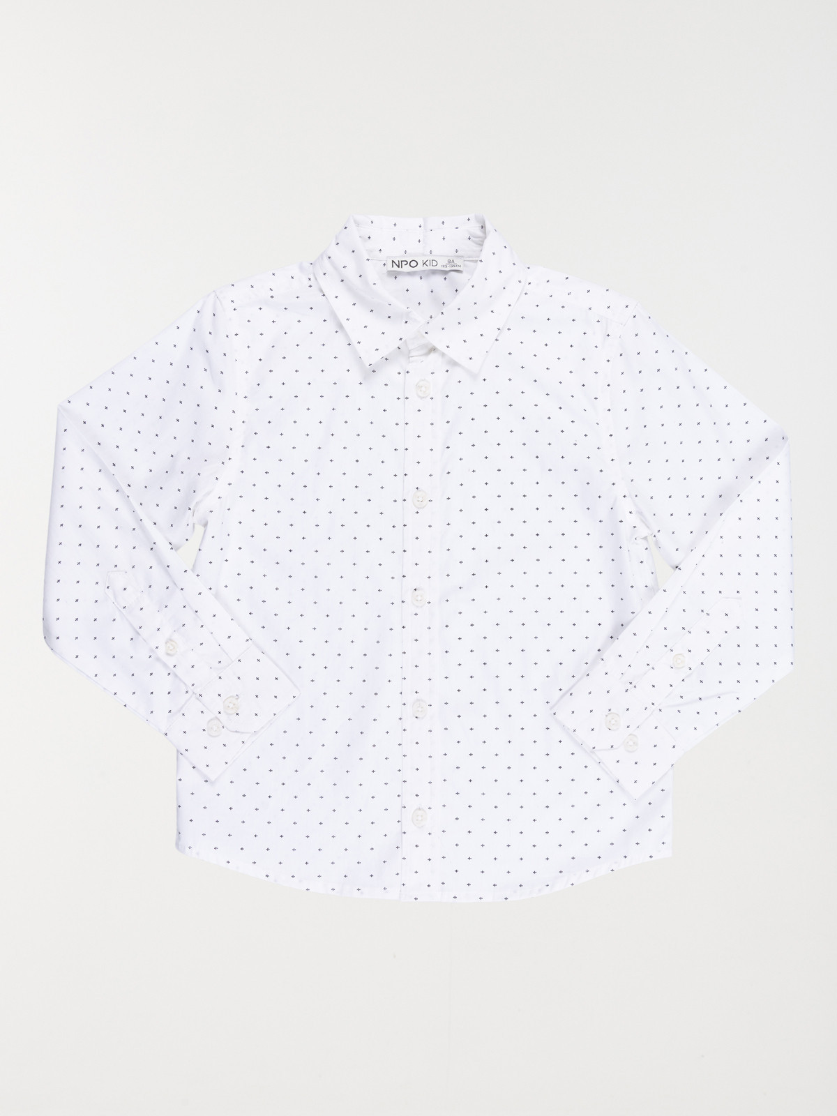 Chemise imprimée blanche garçon (3-12A)