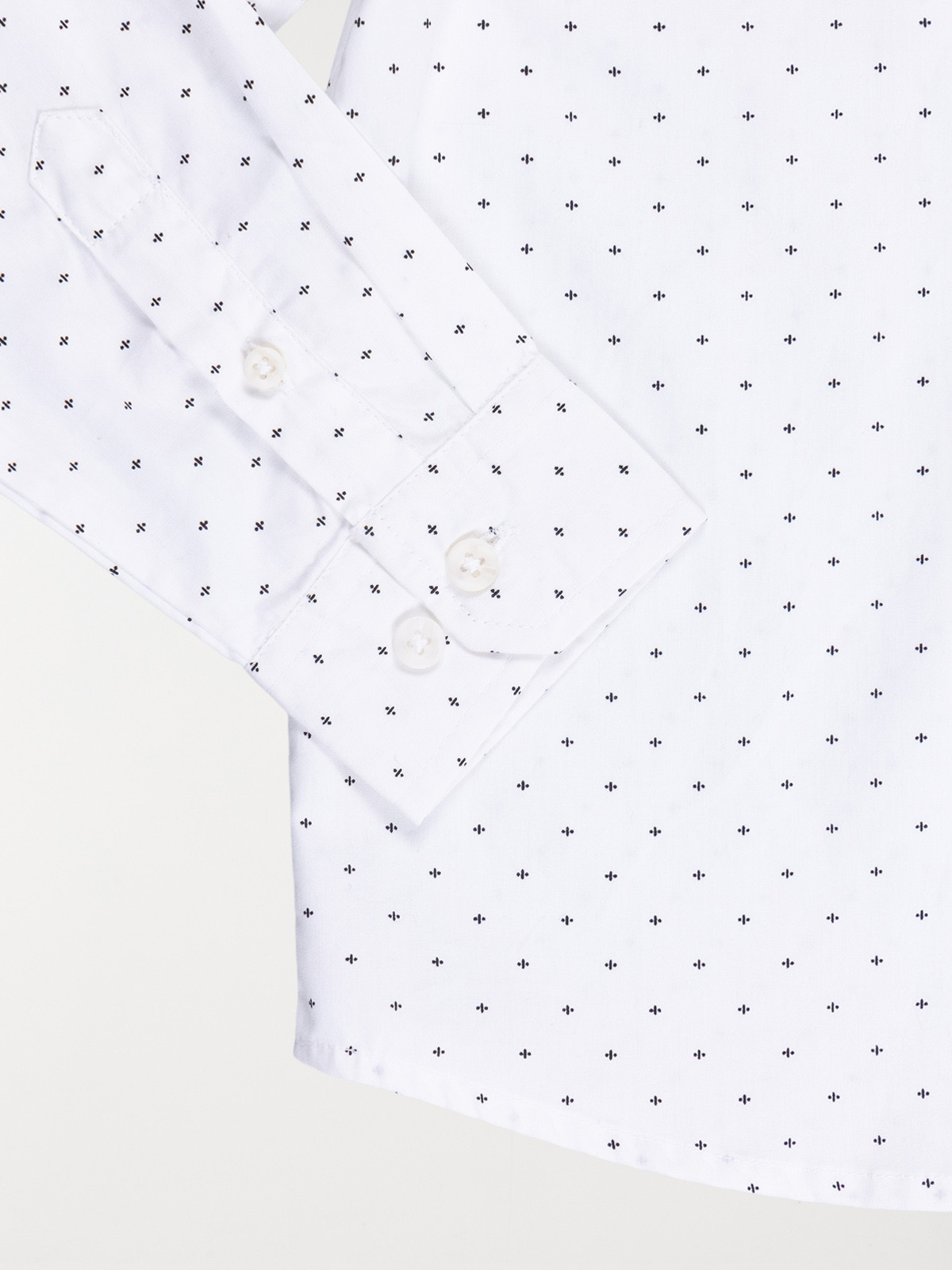 Chemise imprimée blanche garçon (3-12A)