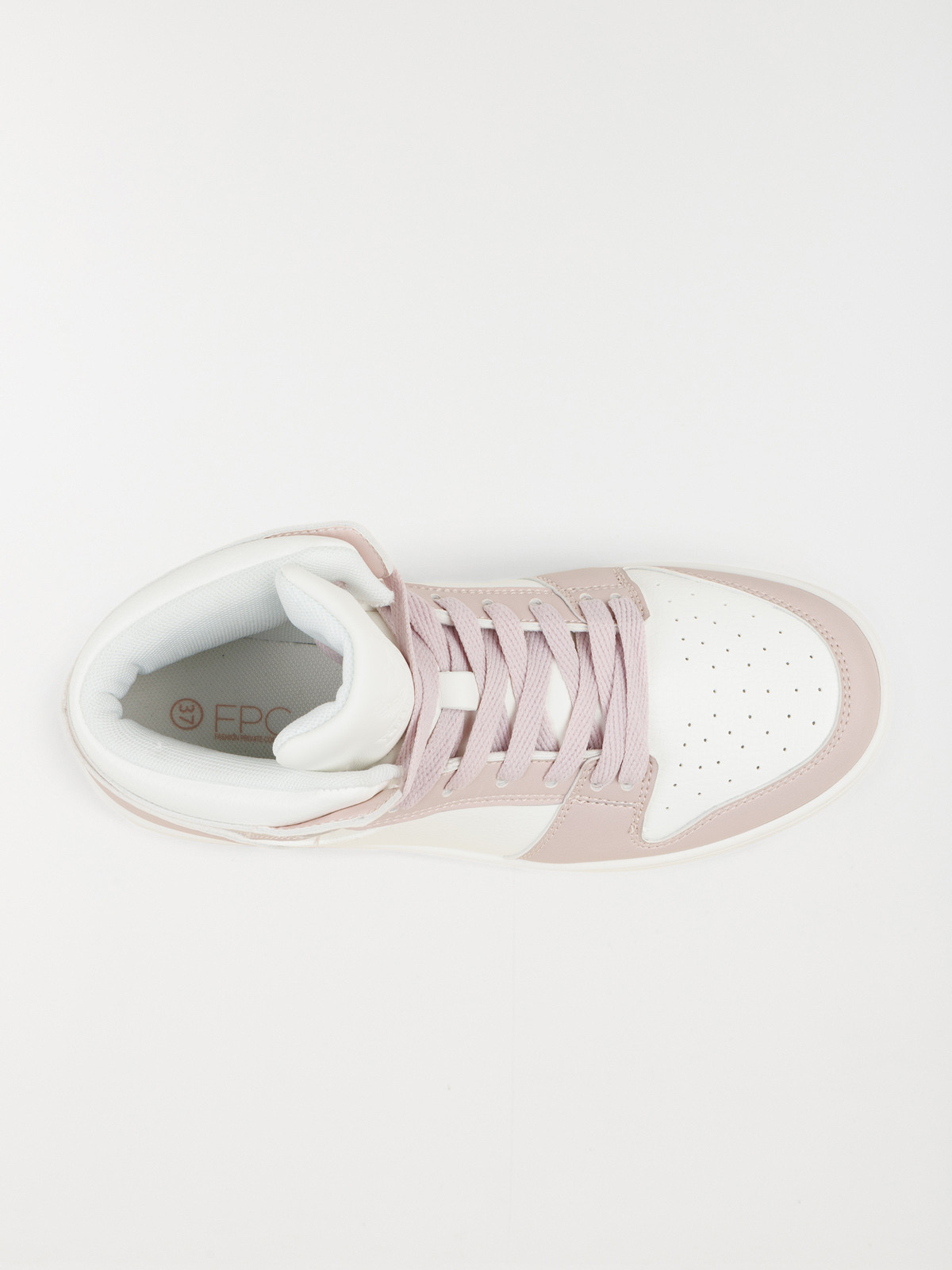 Baskets montantes roses femme (36-41) Baskets montantes roses femme (36-41)