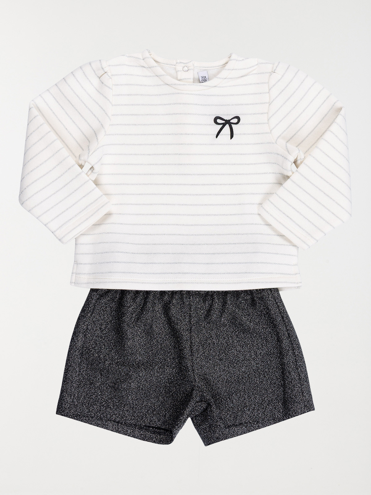 Ensemble sweat et short fille (3-36M) Ensemble sweat et short fille (3-36M)