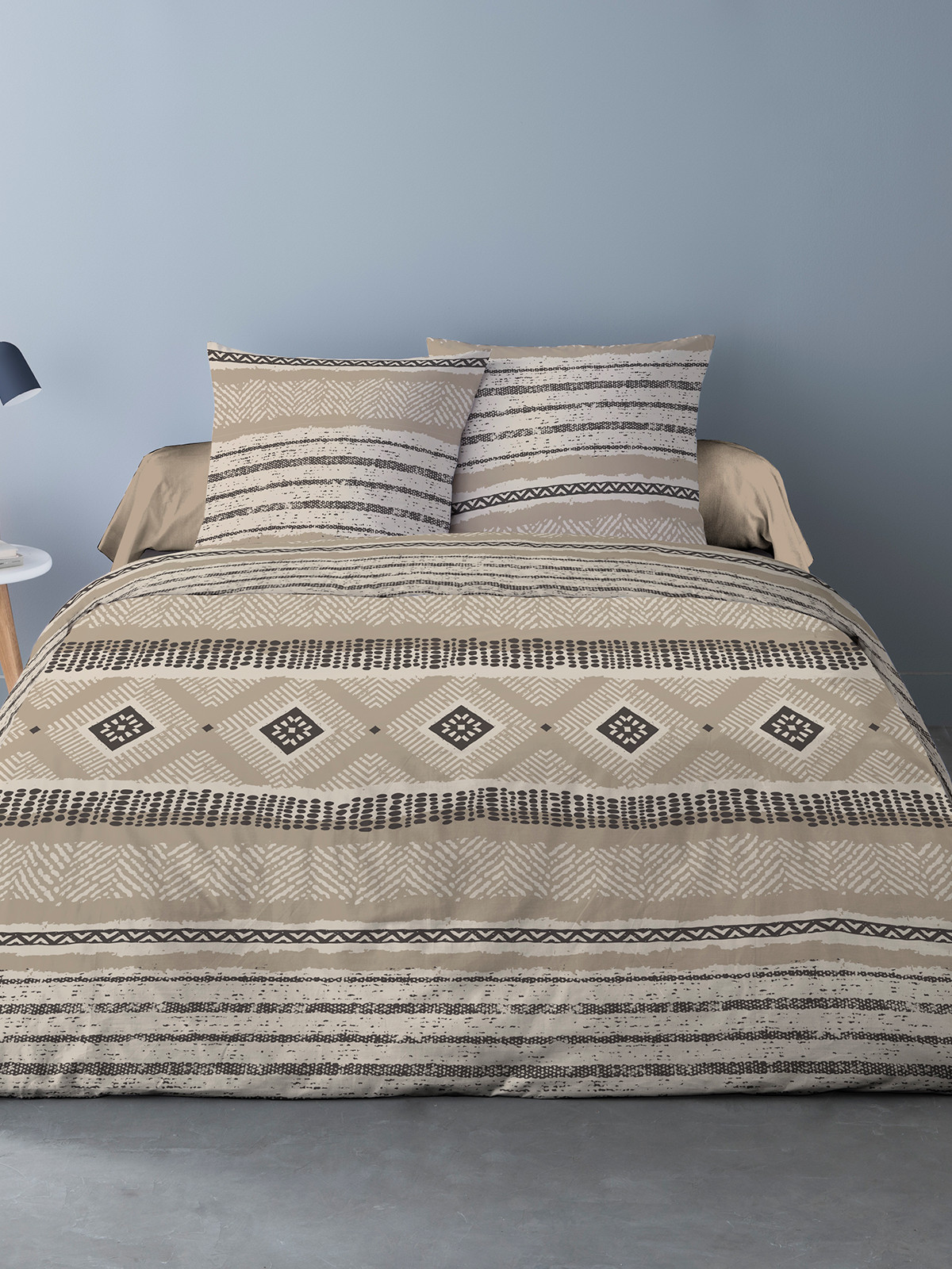 Parure ethnique 2 personnes 240x220 cm