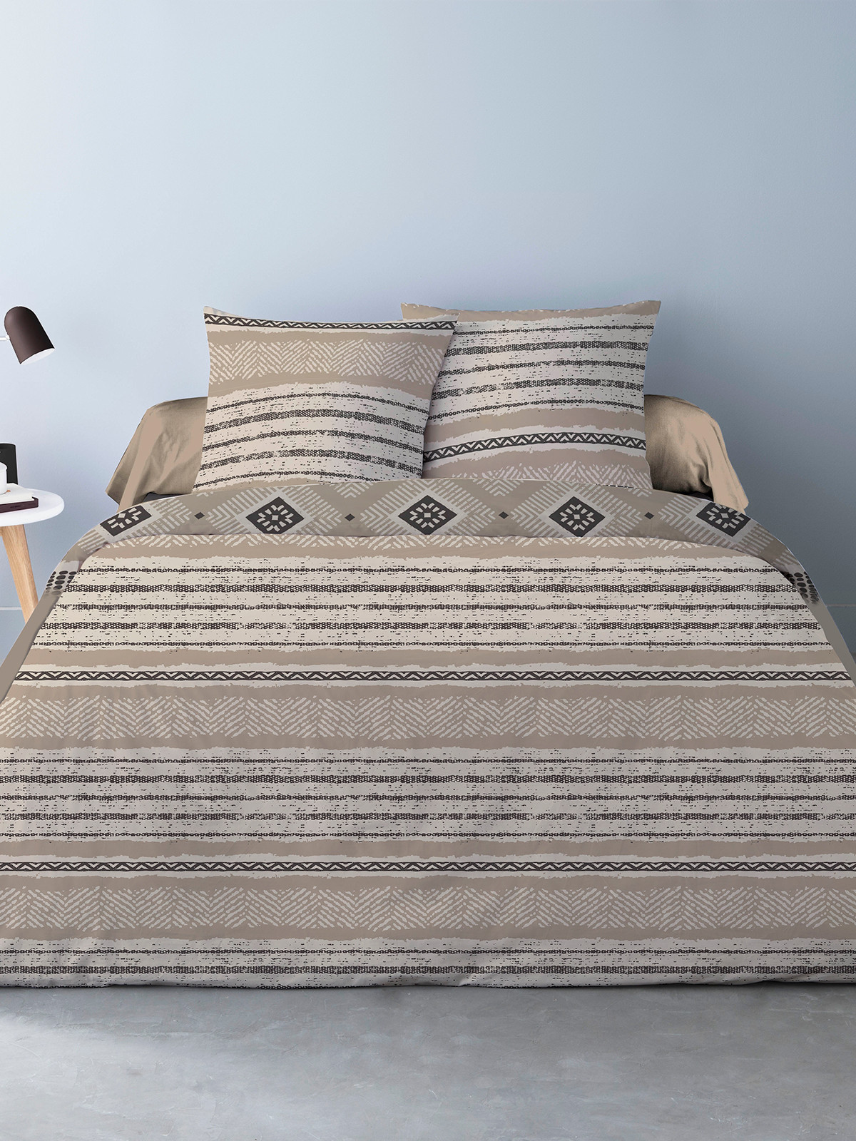 Parure ethnique 2 personnes 240x220 cm