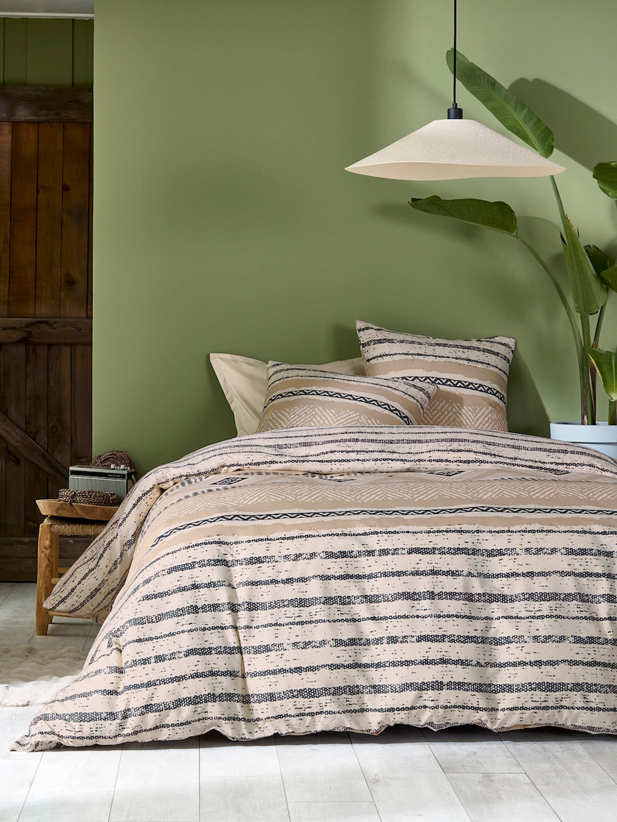 Parure ethnique 2 personnes 240x220 cm