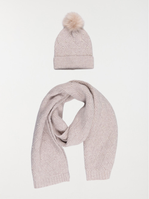 Ensemble bonnet écharpe...