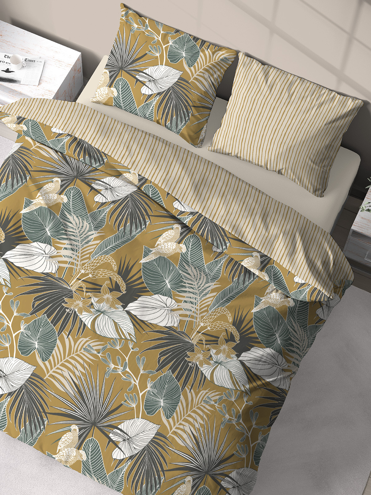 Parure fleurie 2 personnes 240x220 cm Parure fleurie 2 personnes 240x220 cm