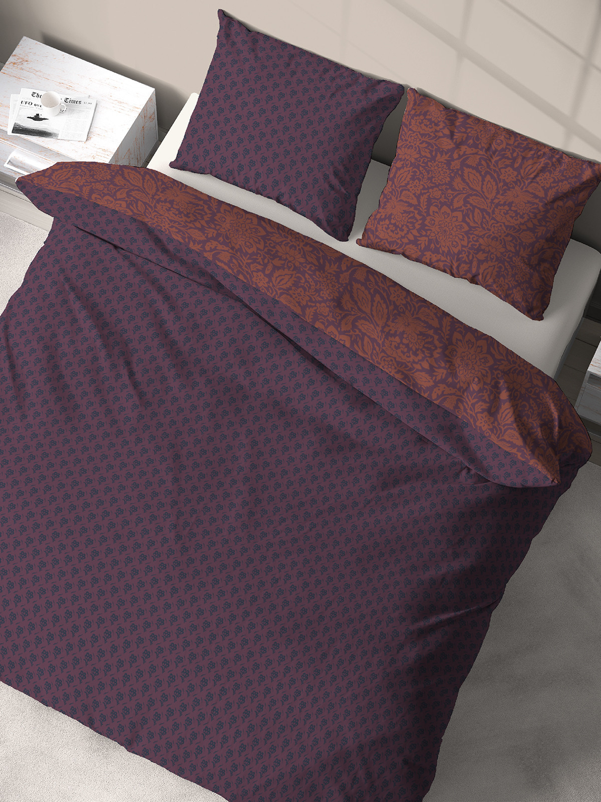 Parure florale 2 personnes 260x240 cm