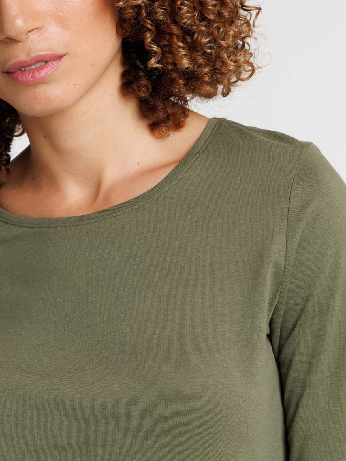 Tee-shirt coloris trèfle femme