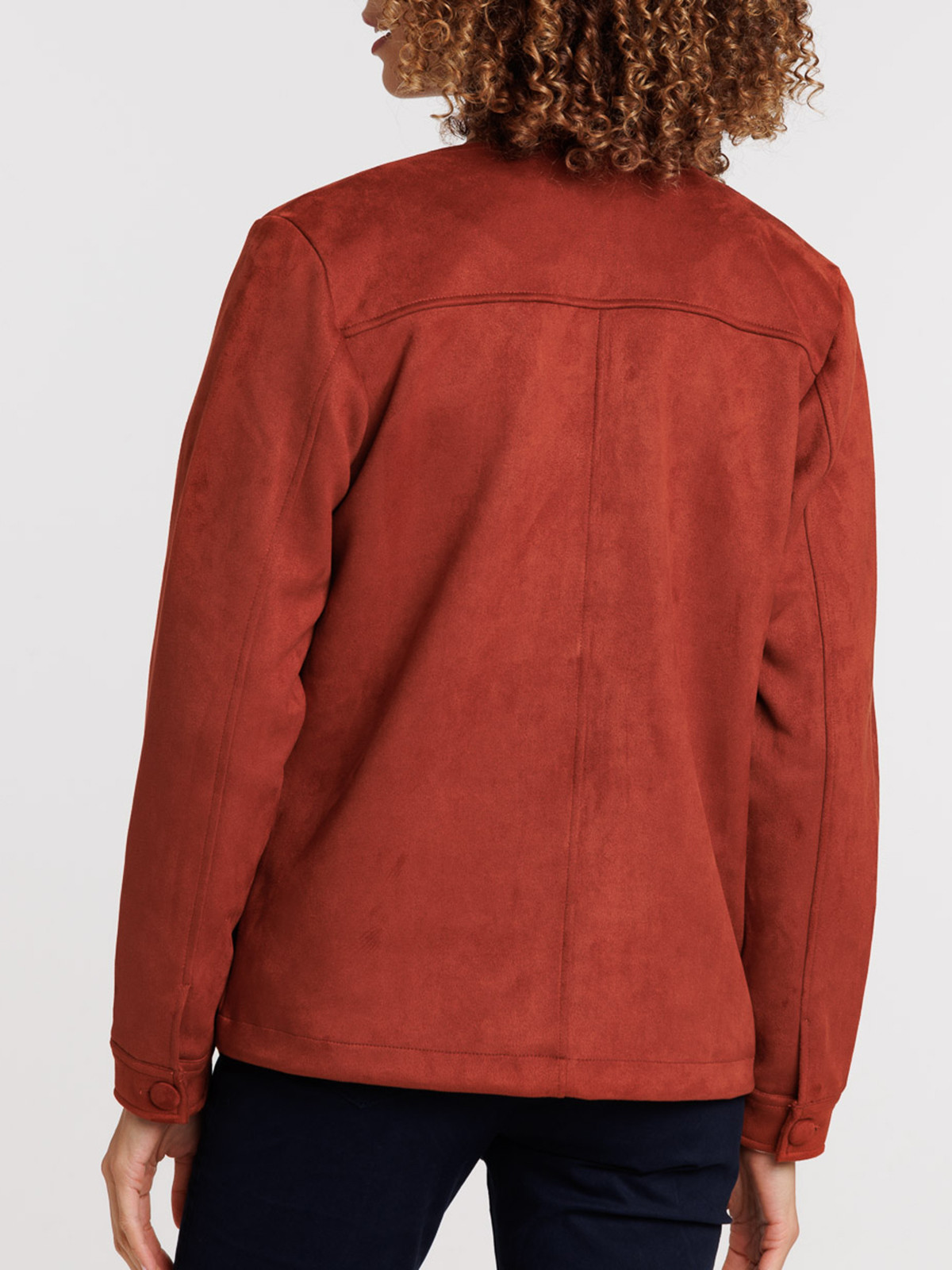 Veste suédine sienne femme Veste suédine sienne femme
