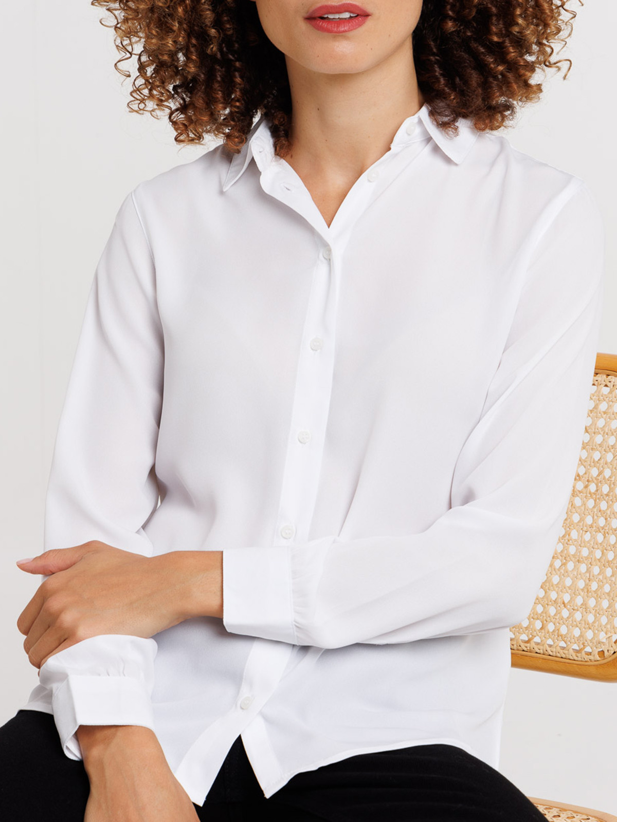 Chemise blanche manches longues femme Chemise blanche manches longues femme
