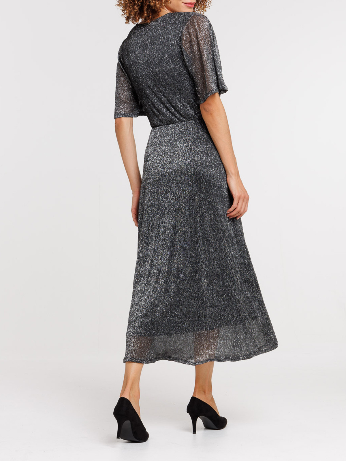 Robe longue noire femme